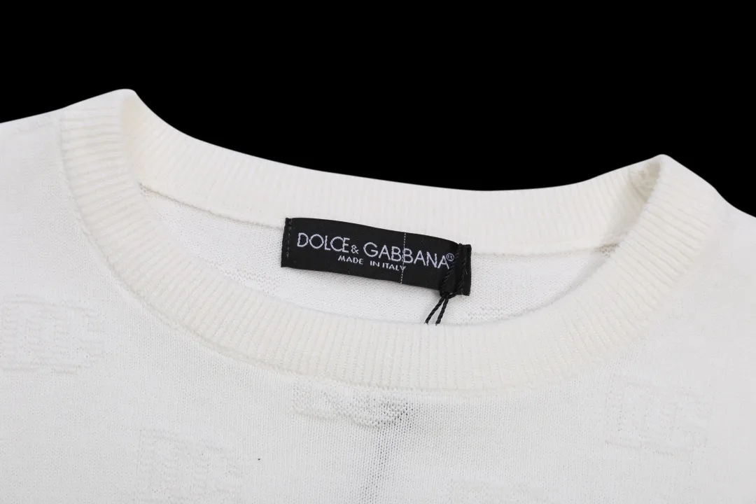 【 】 🐝（ ） DG 25ss OS Versatile ：100% : White Black Size：S M L XL